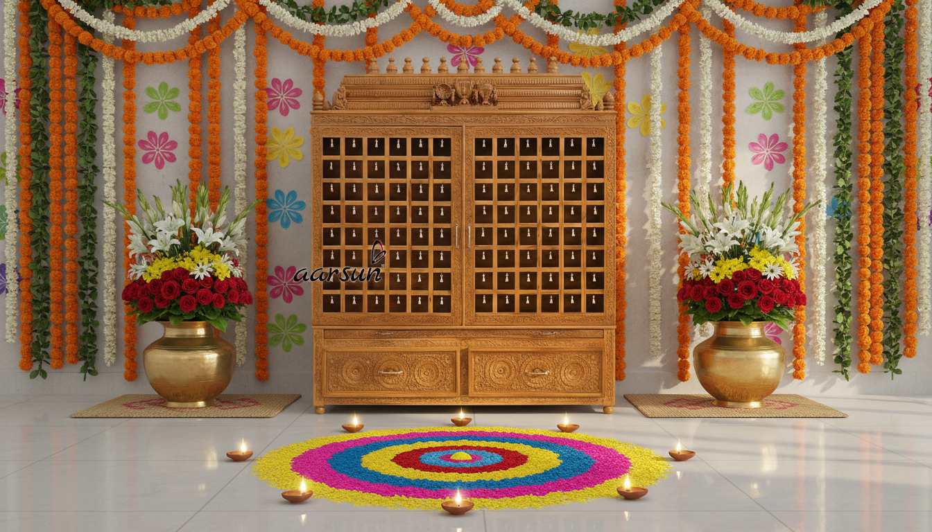 Divine Abode Luxury Wooden Temple for Peace